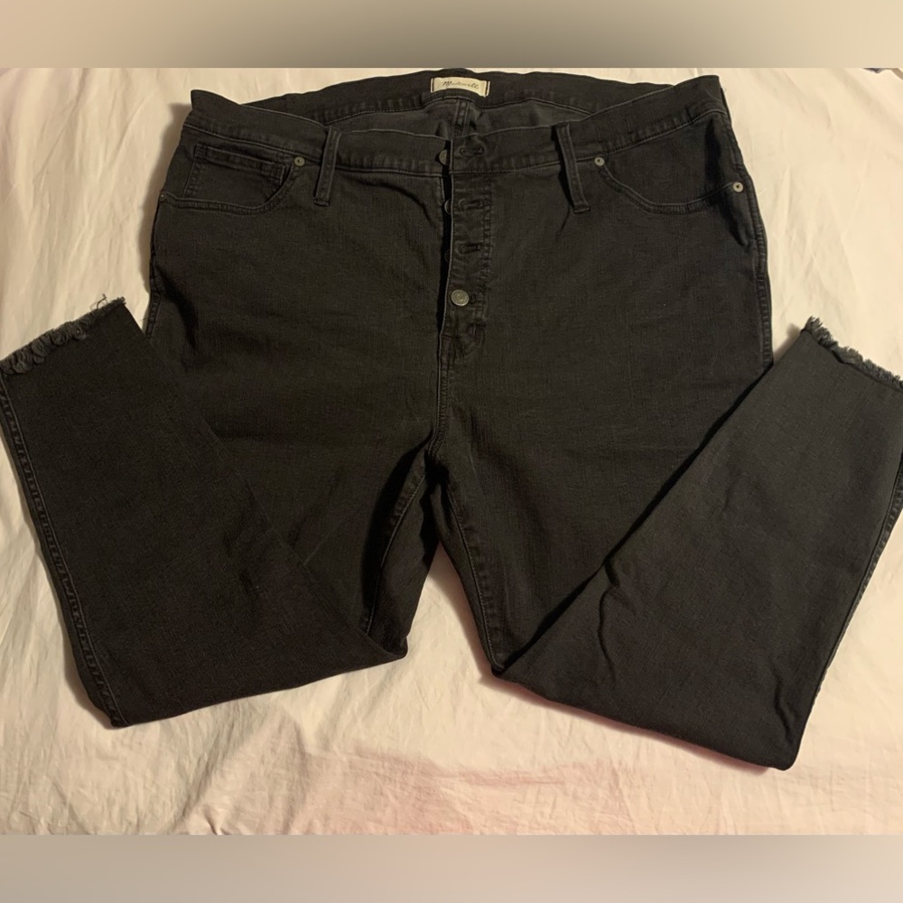 Madewell 10”High Rise Skinny Button Fly